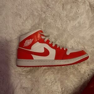 Jordan Women's Sneakers Red and White